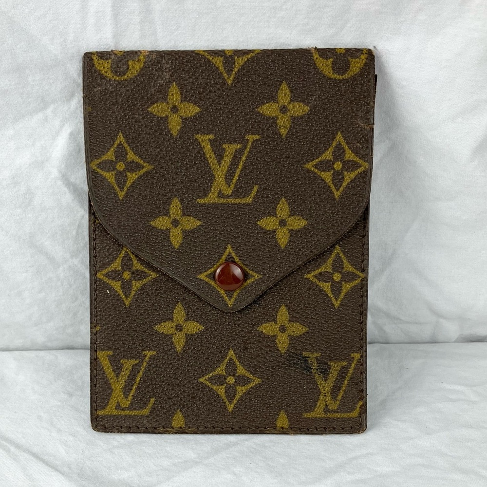 Vintage Louis Vuitton soft case makeup pouch holder prior cigarette case